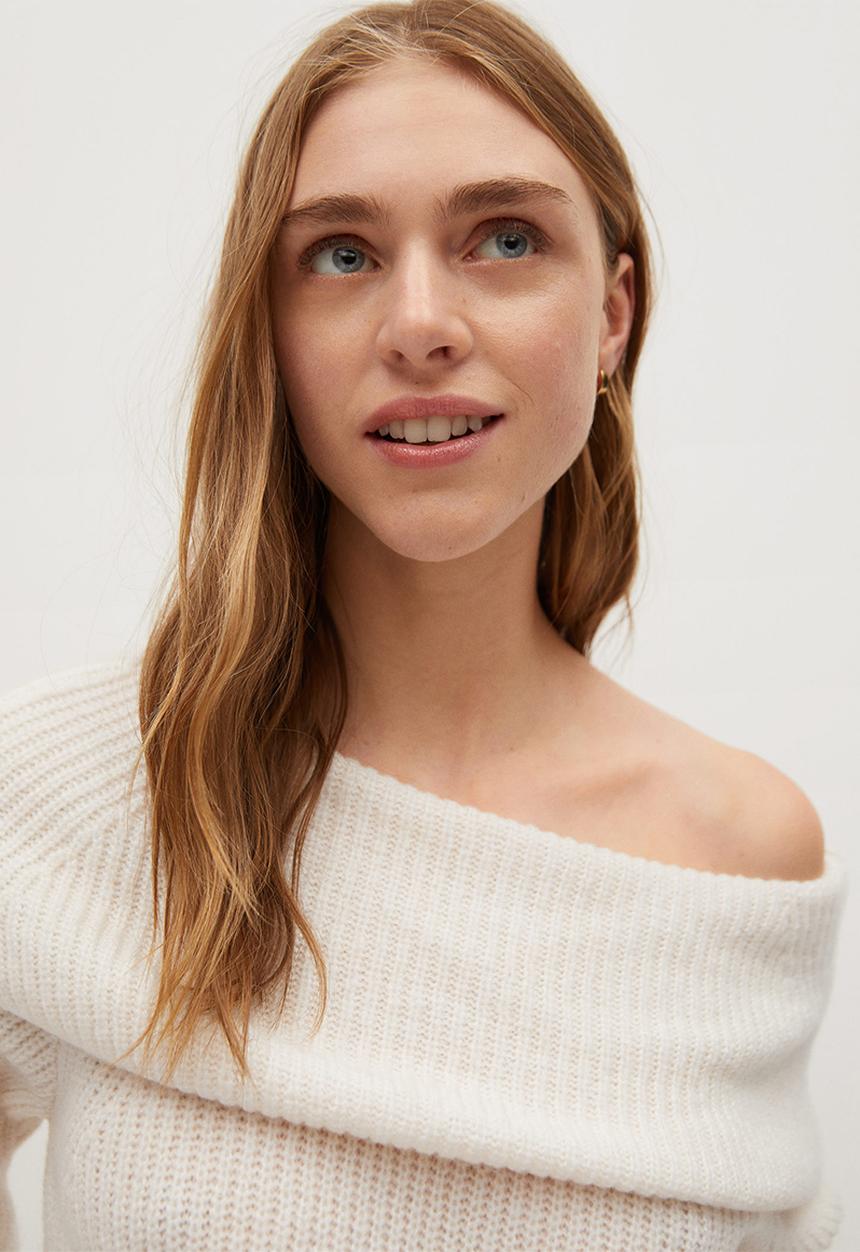 MANGO - Sweater faldo - beige