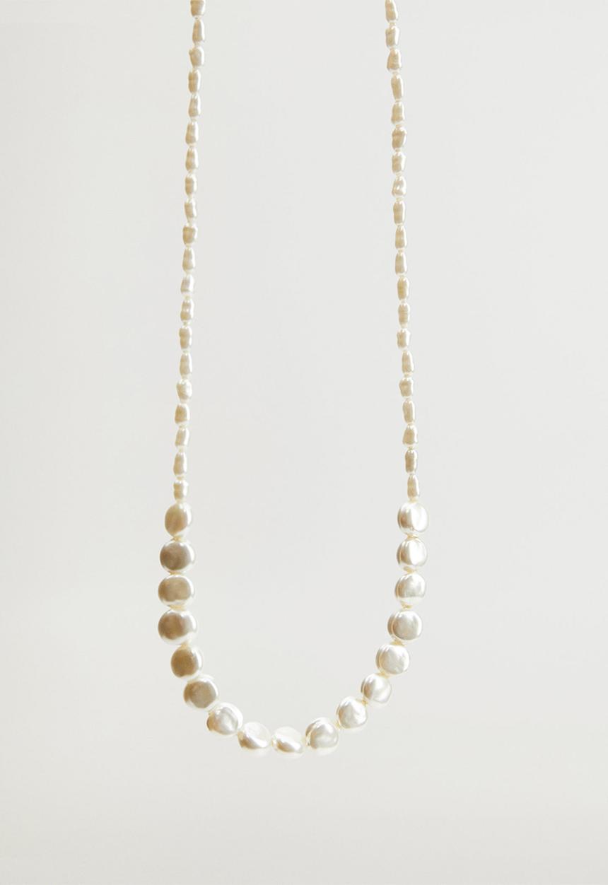 MANGO - Necklace marga - grey