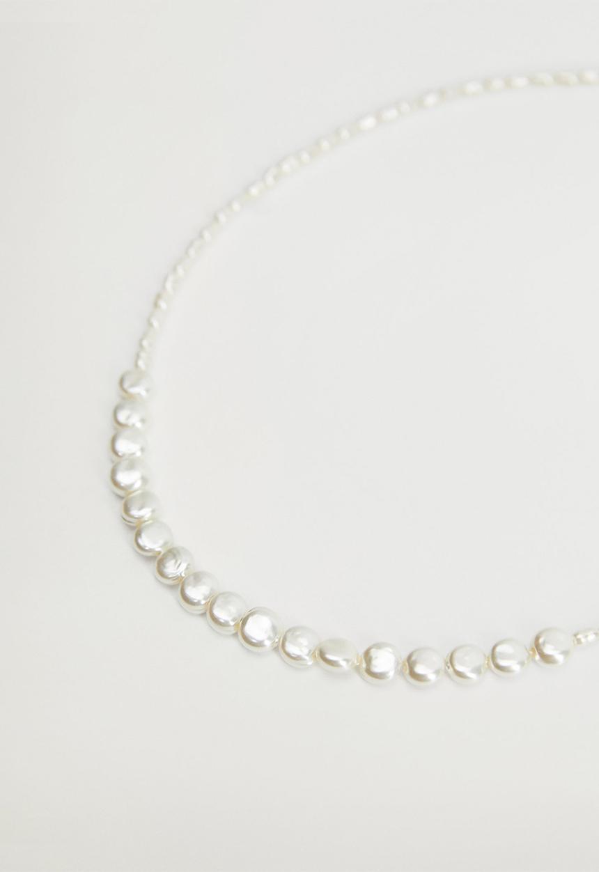 MANGO - Necklace marga - grey