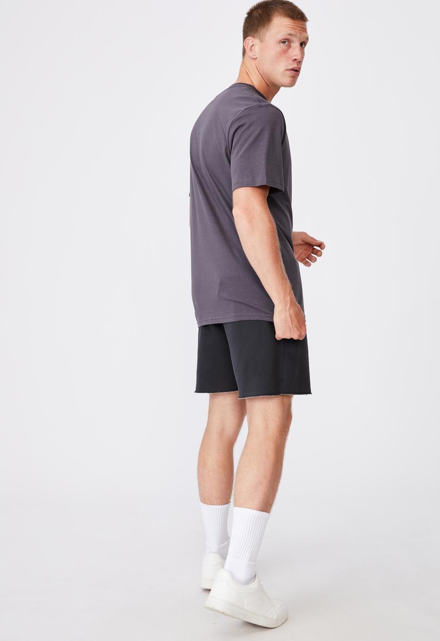 Cotton On - Tbar text T-shirt - late night blue