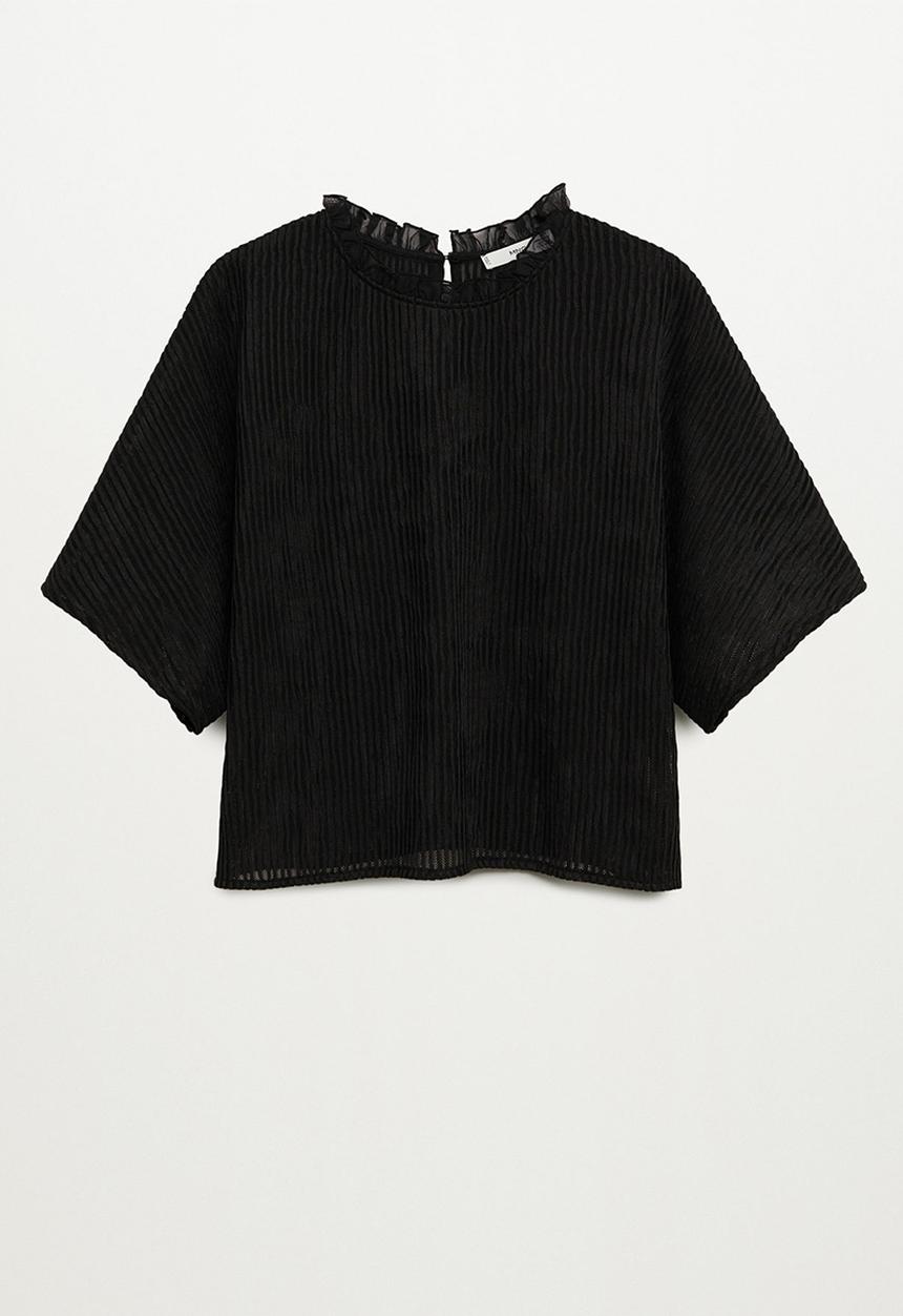 MANGO - T-shirt kalista - black