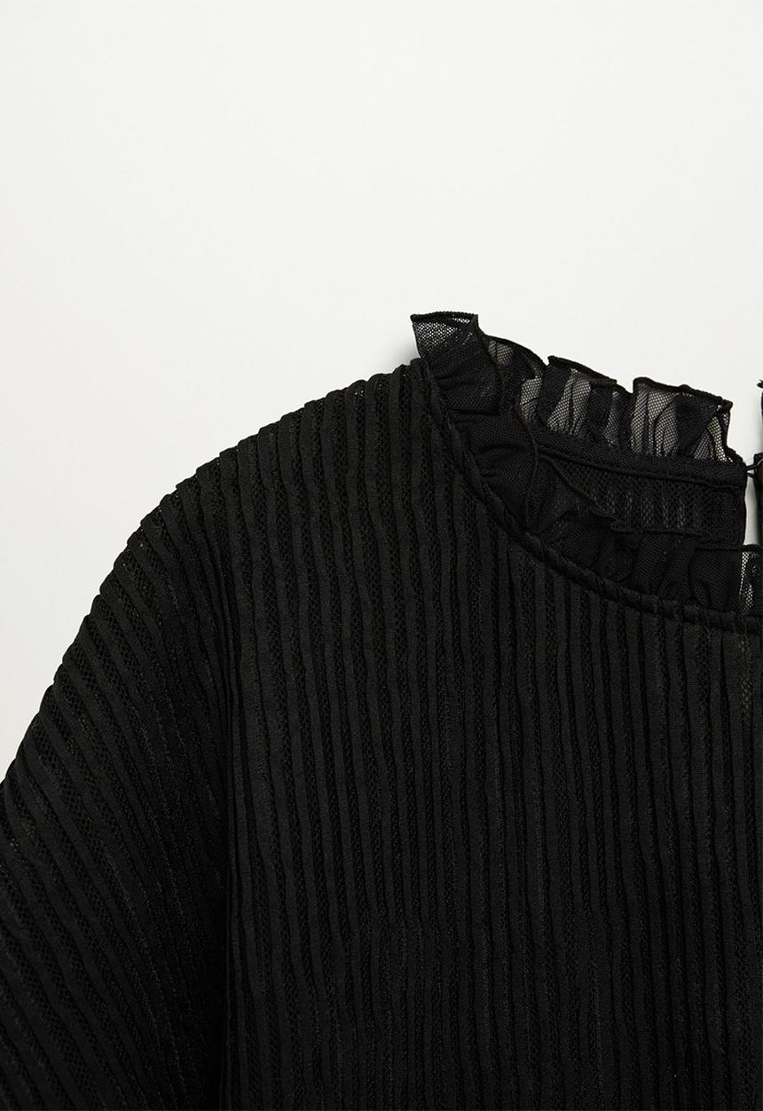 MANGO - T-shirt kalista - black