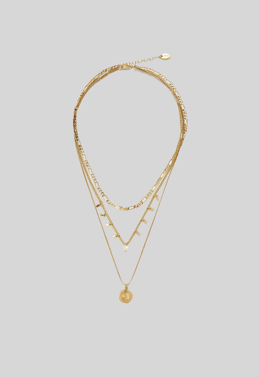 MANGO - Necklace thomas - gold