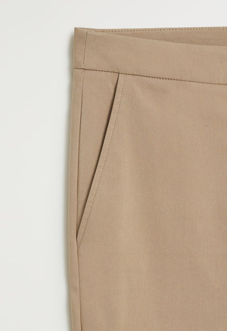MANGO - Trousers cola - brown