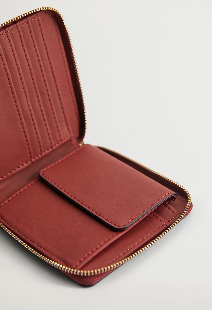 MANGO - Wallet m  cosimo - maroon