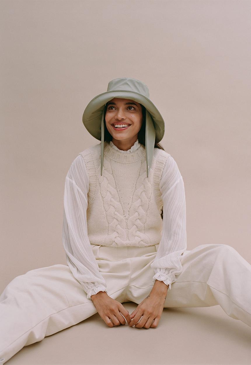 MANGO - Hat earmuffs - khaki 