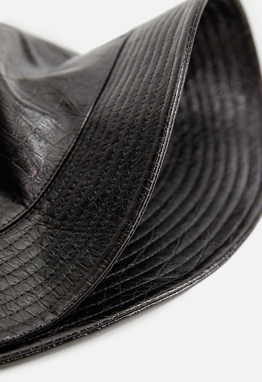 MANGO - Hat coco - black