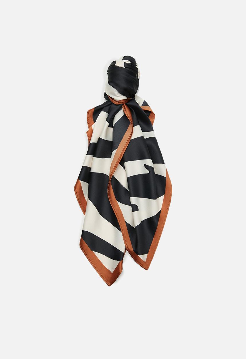 MANGO - Neck scarf zebri  - multi