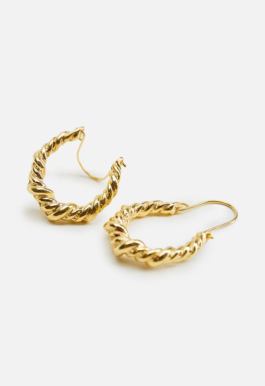 MANGO - Earrings martin - gold
