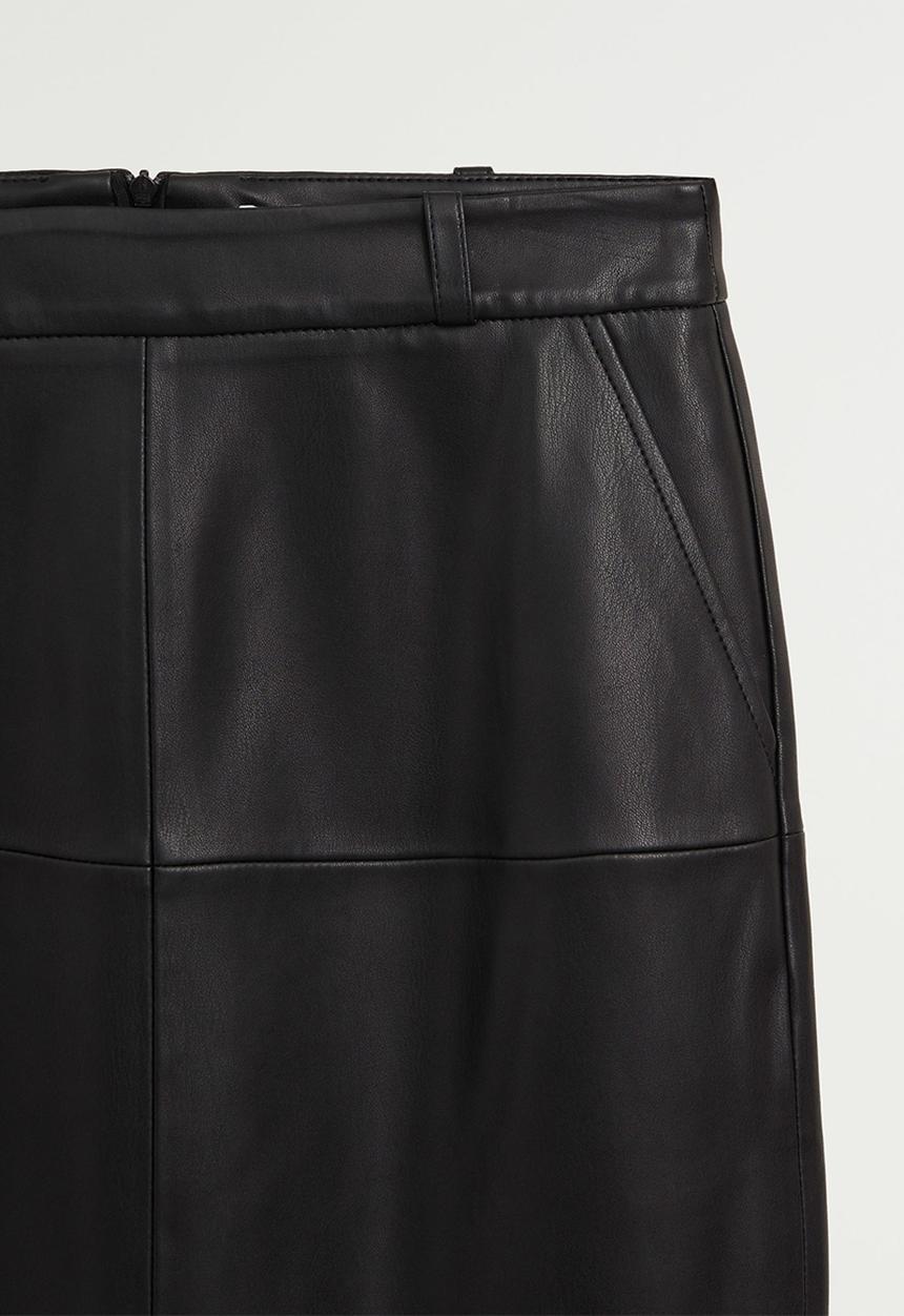 MANGO - Skirt pencil - black