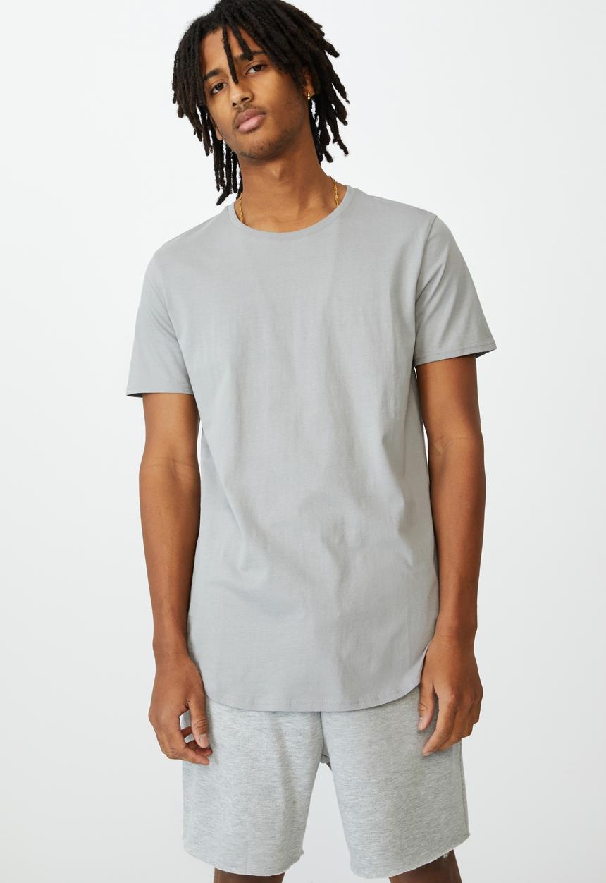 Factorie - Curved T-shirt - steel
