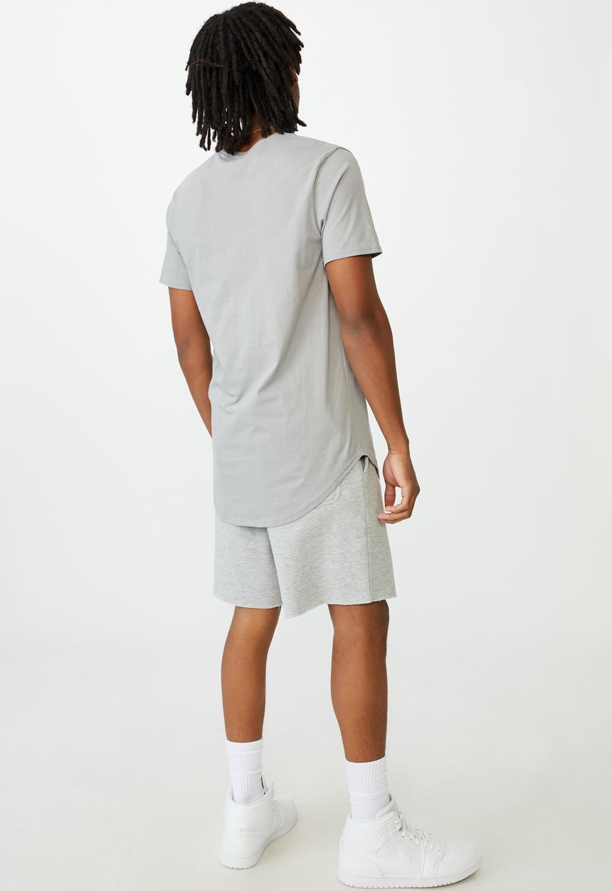 Factorie - Curved T-shirt - steel