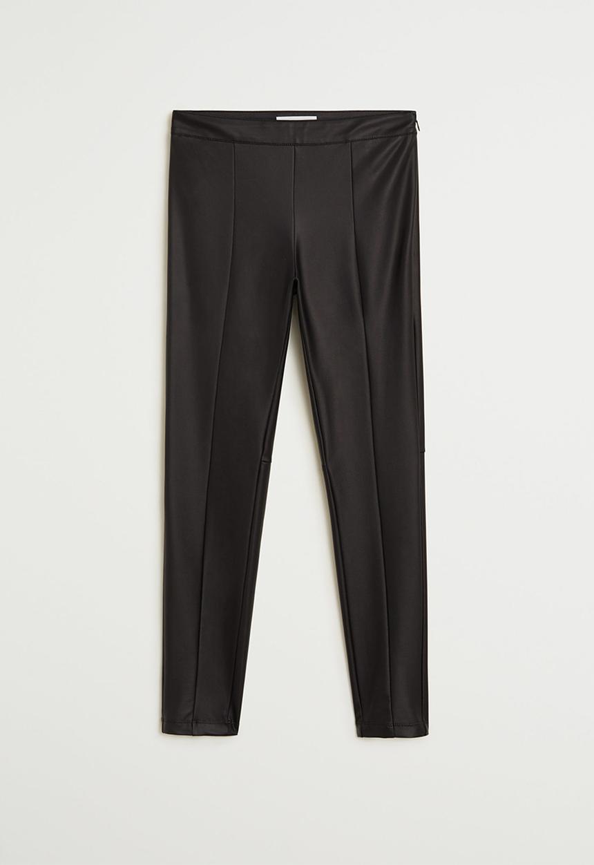 MANGO - Leggings bangseam - black