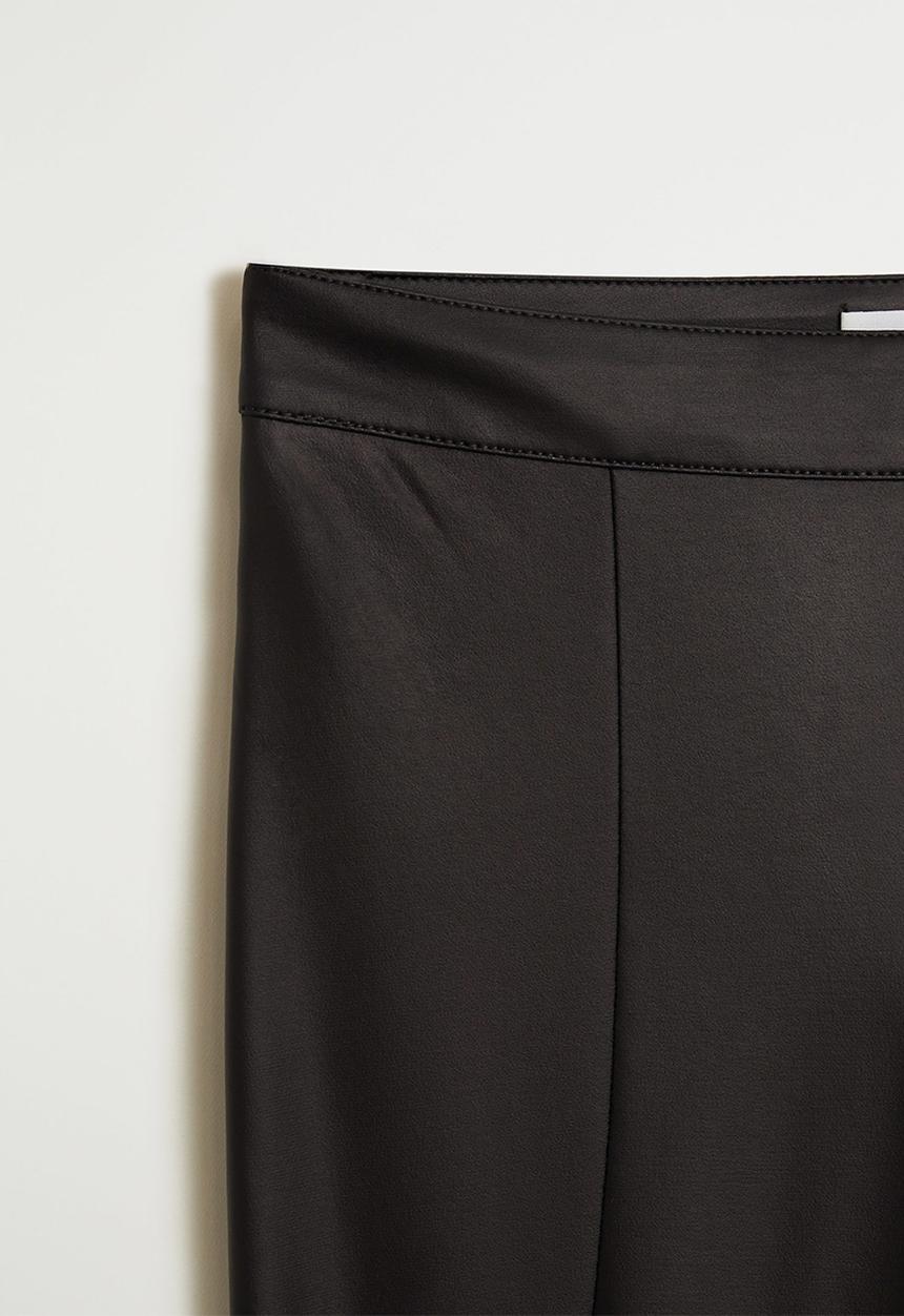 MANGO - Leggings bangseam - black