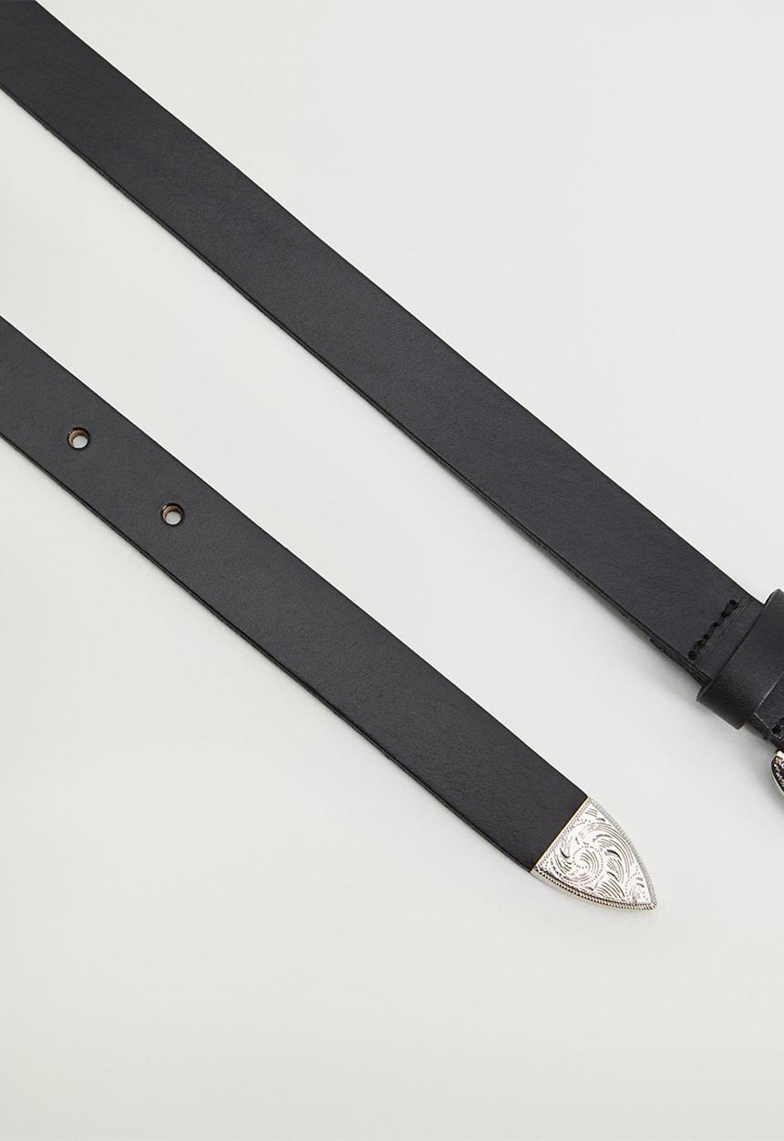 MANGO - Belt cowgirl - black