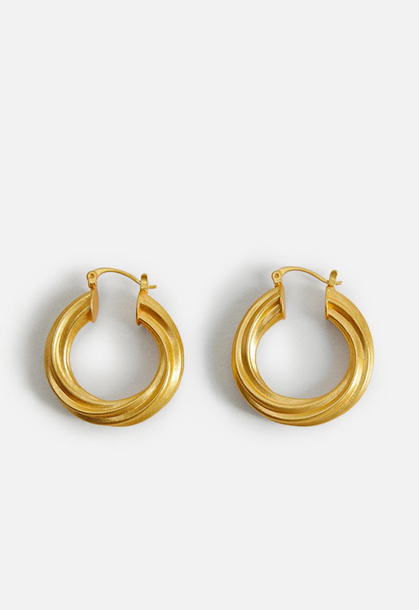 MANGO - Earrings karl - gold