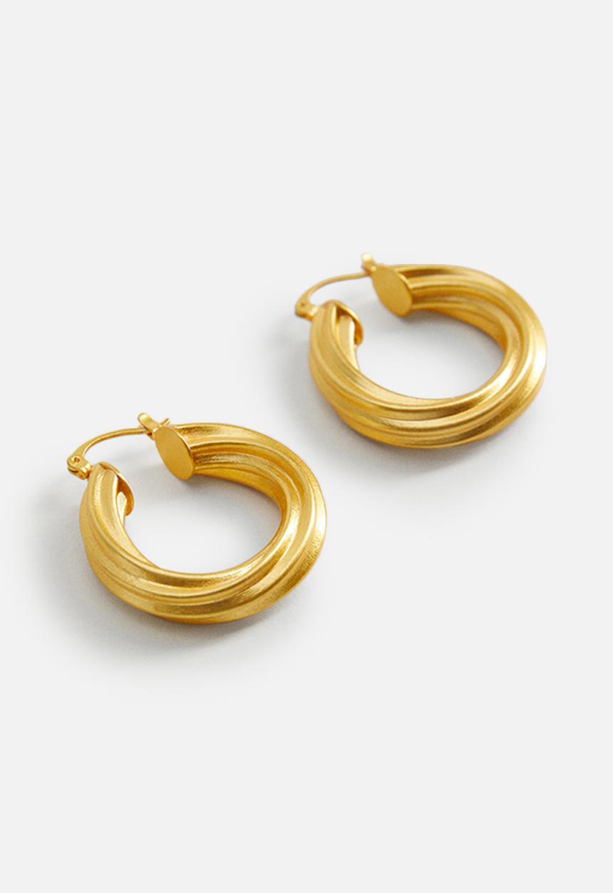 MANGO - Earrings karl - gold