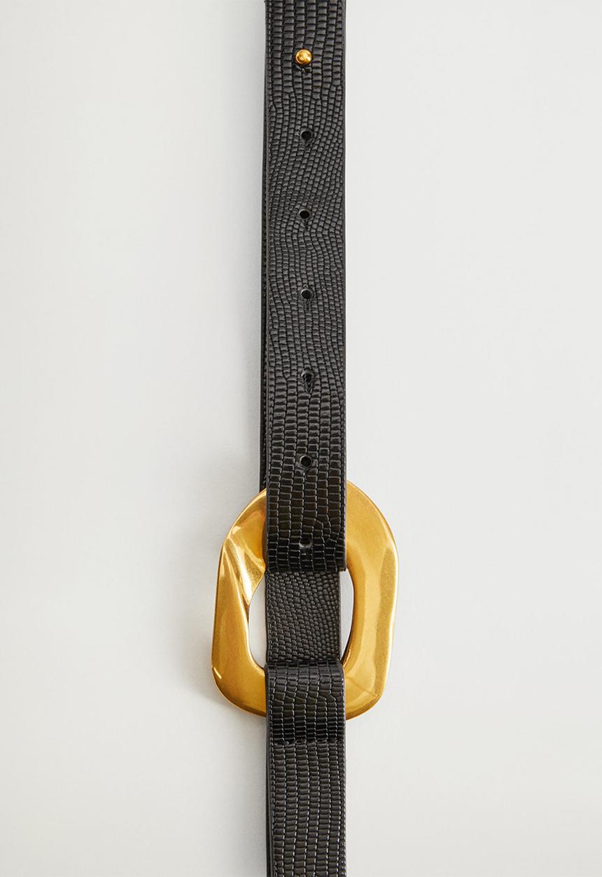 MANGO - Belt bite - black