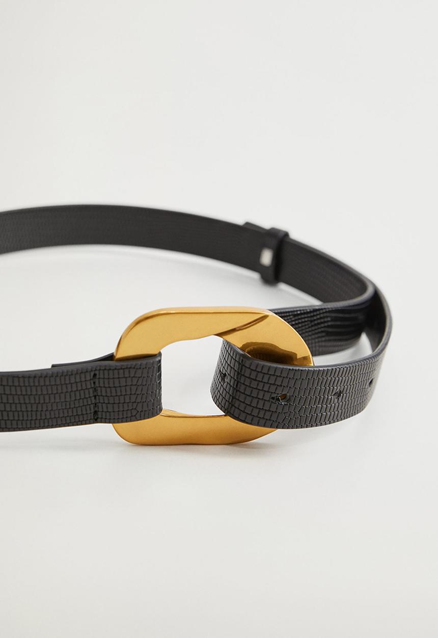 MANGO - Belt bite - black