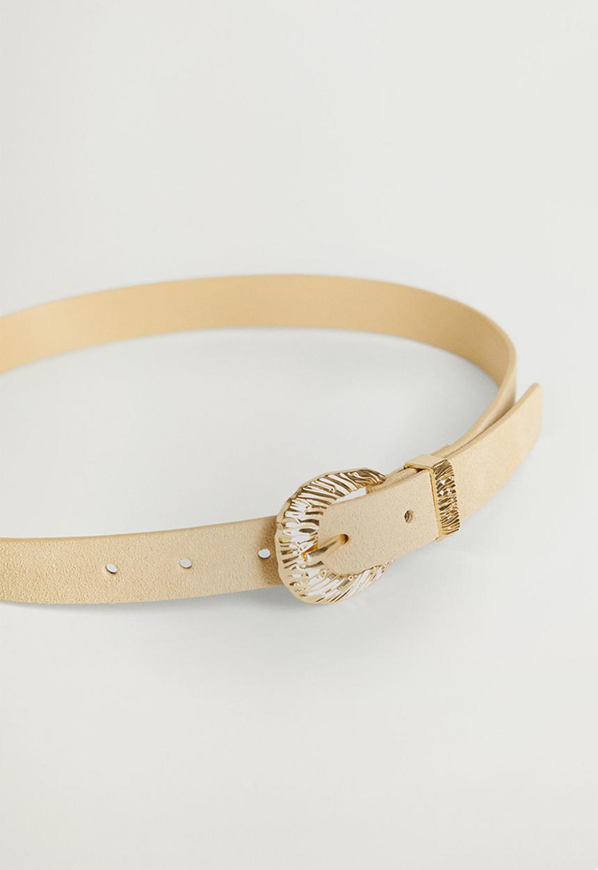 MANGO - Belt easy - beige