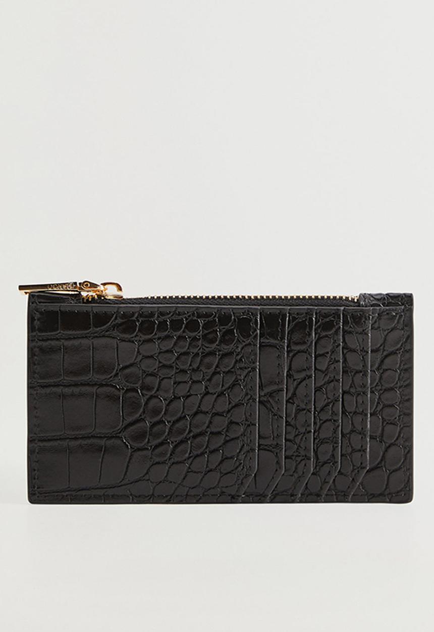 MANGO - Card holder m agustin  - black