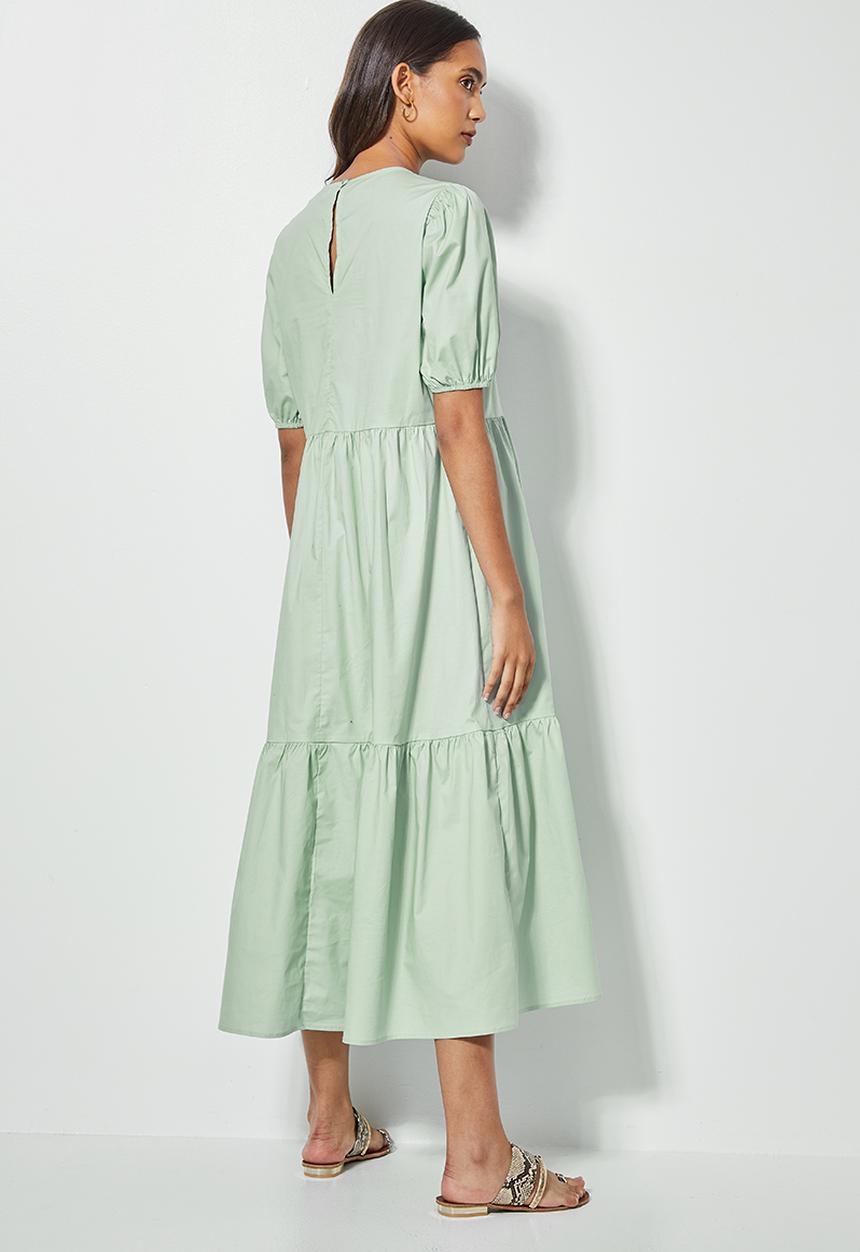 Superbalist - Tiered dress - sage