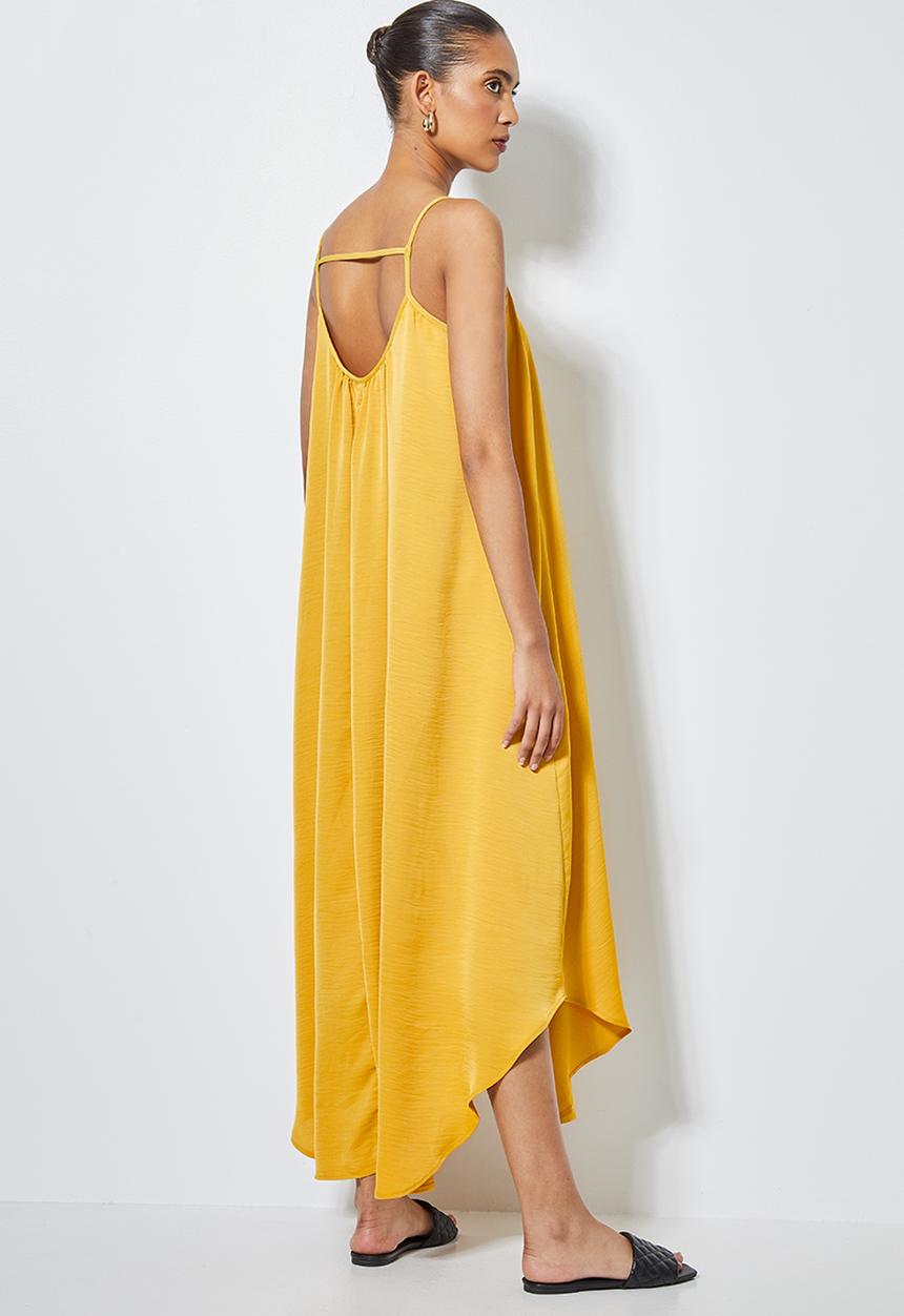 Superbalist - Back detail volume maxi - yellow