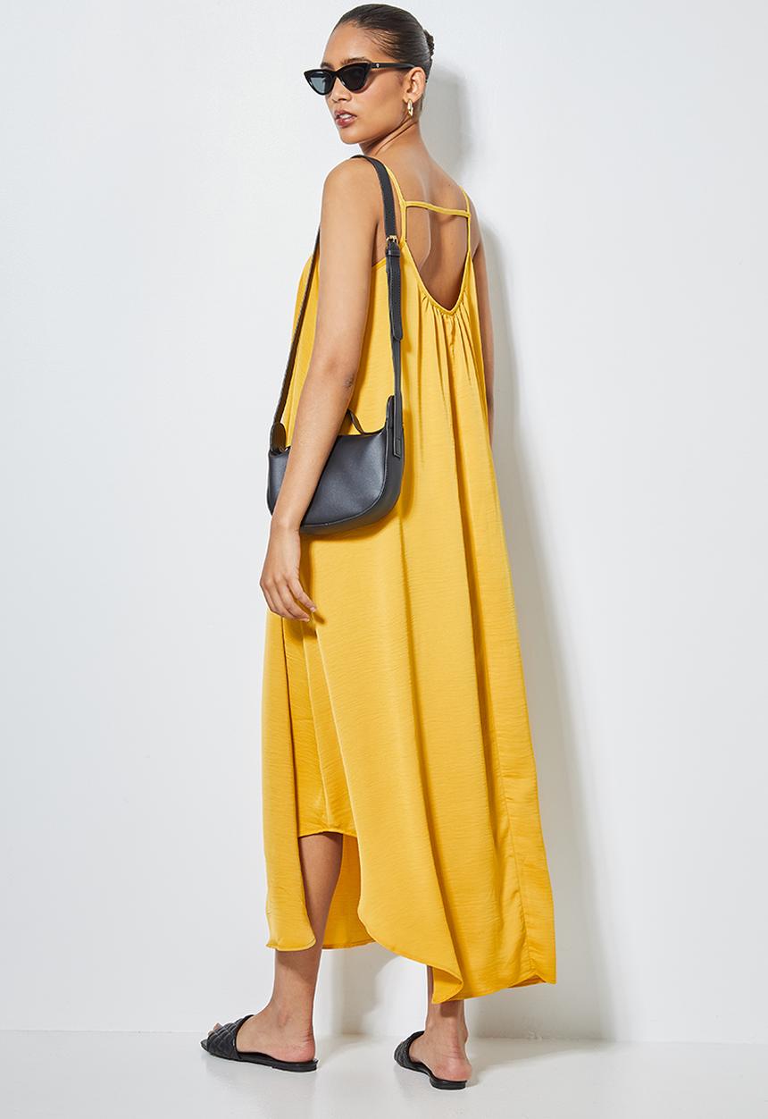 Superbalist - Back detail volume maxi - yellow