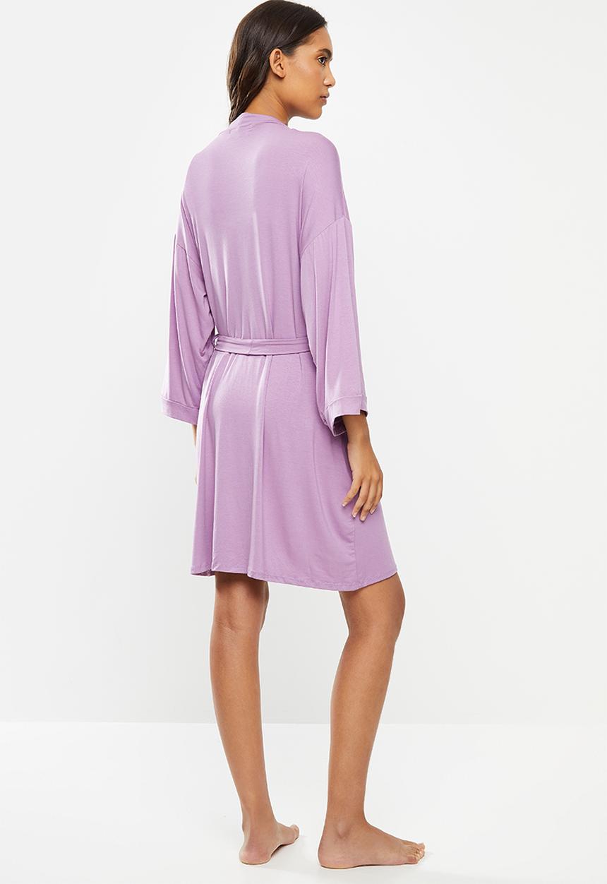 Superbalist - Short knit robe - purple
