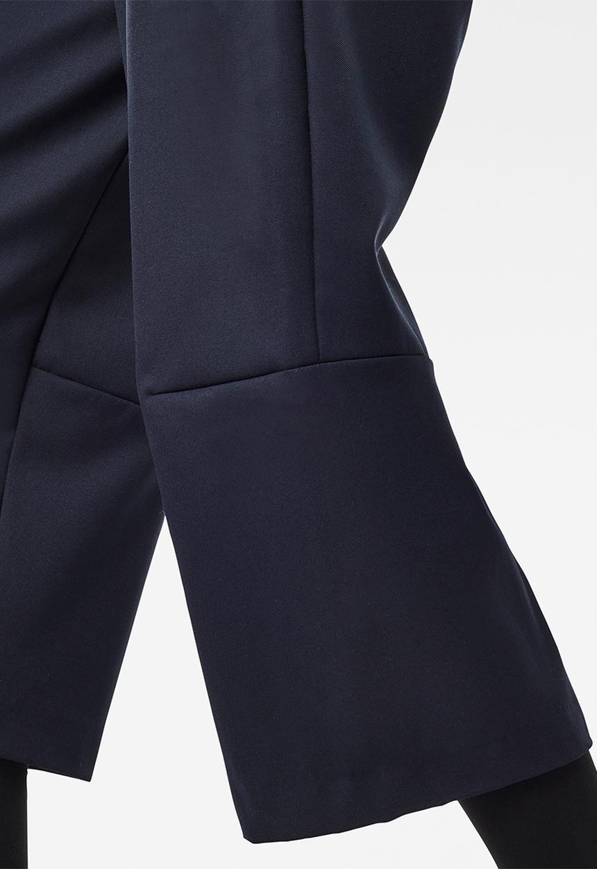 G-STAR - 3d wide crop pants - naval blue