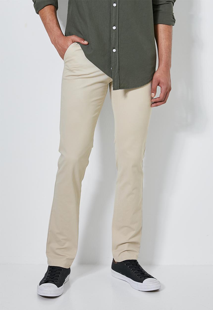 Superbalist - Caleb slim chino - cream