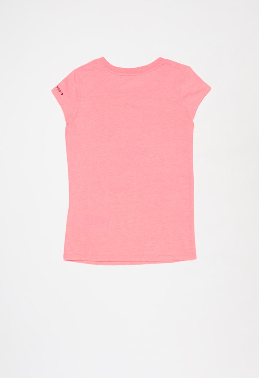 Converse - Cnvg marle print cp box tee - pink