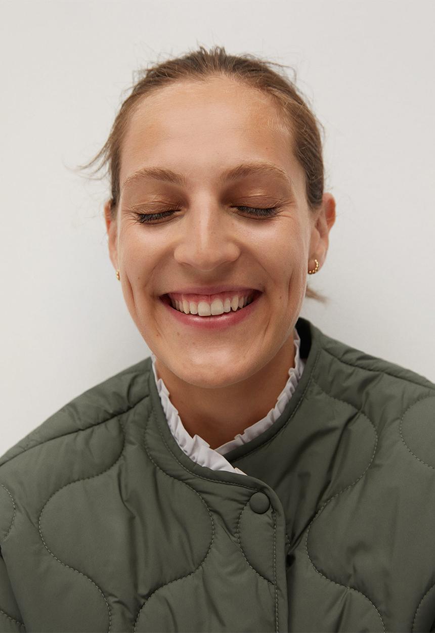 MANGO - Anorak carrot - khaki/olive