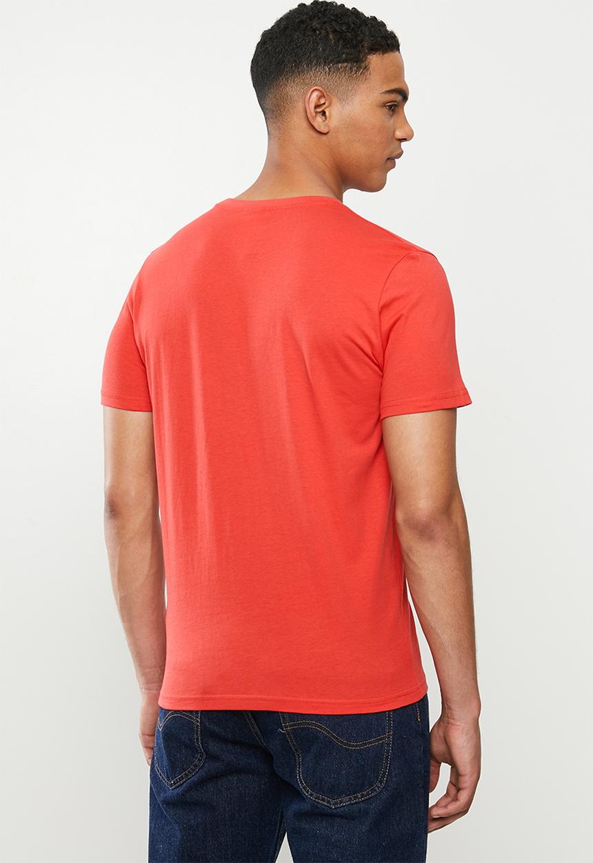 KAPPA - Authentic starot tee - red & black