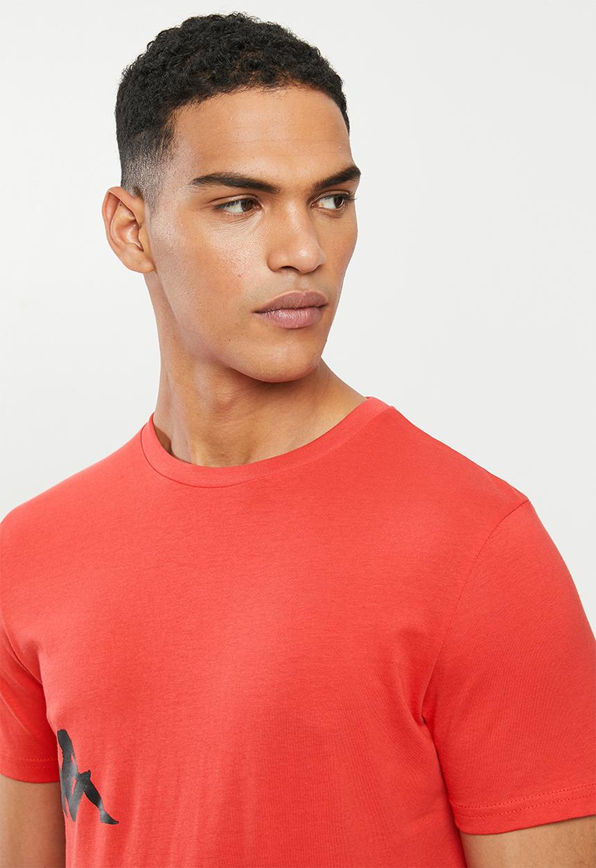 KAPPA - Authentic starot tee - red & black