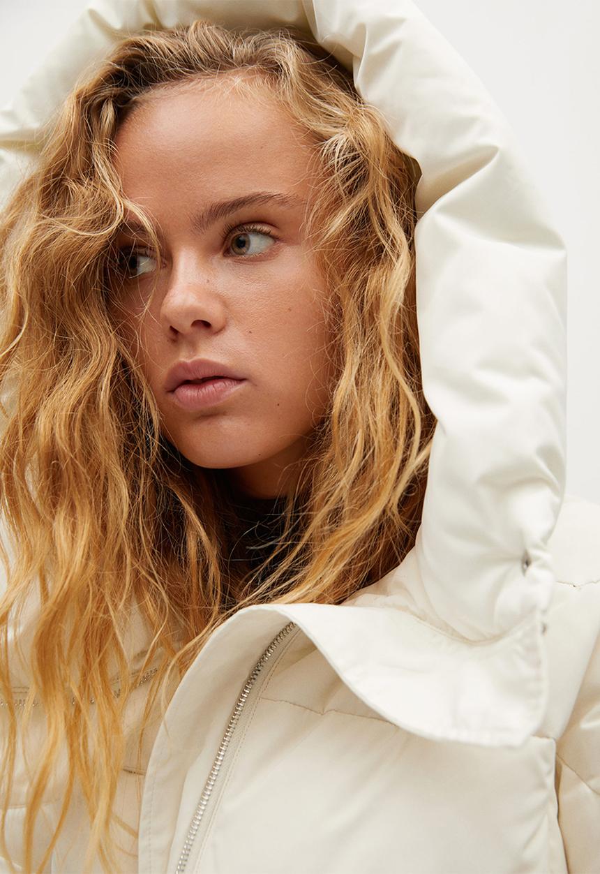 MANGO - Anorak Tokyo - white