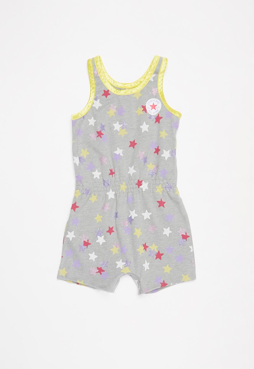 Converse - Converse multi star aop romper - multi