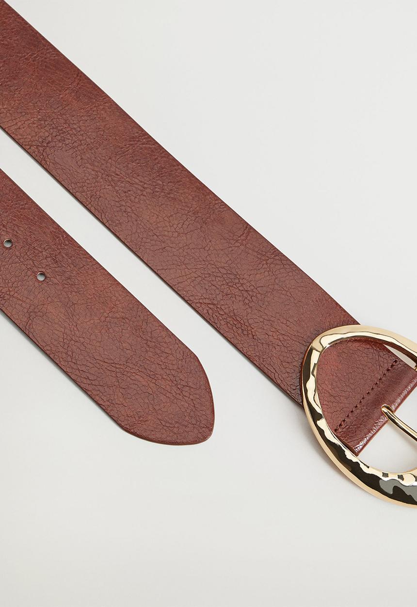 MANGO - Belt elba  - brown