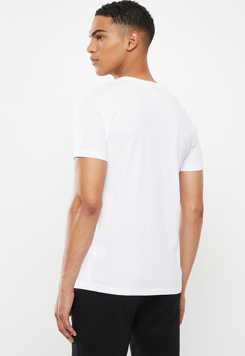 KAPPA - Authentic starot tee - white & black