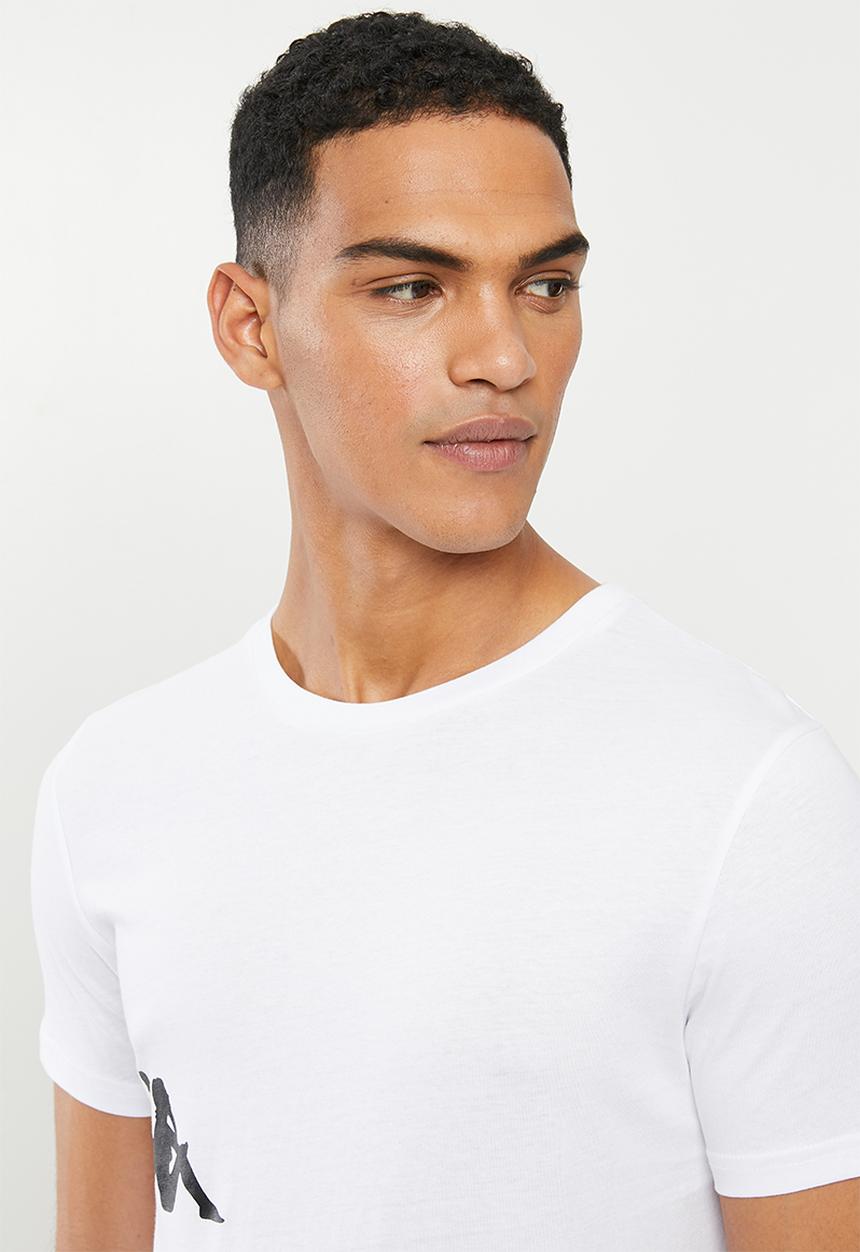 KAPPA - Authentic starot tee - white & black