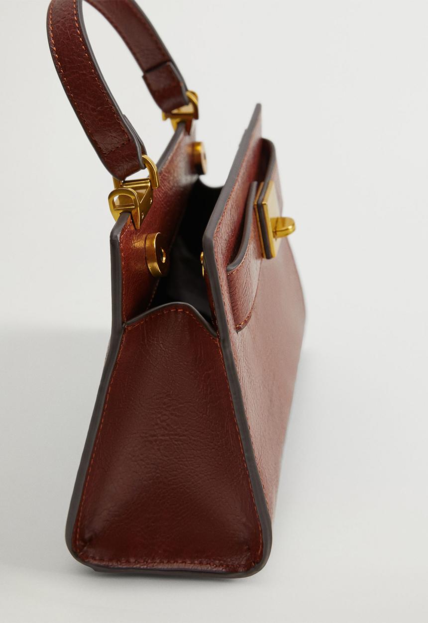 MANGO - Bag mch odon - brown