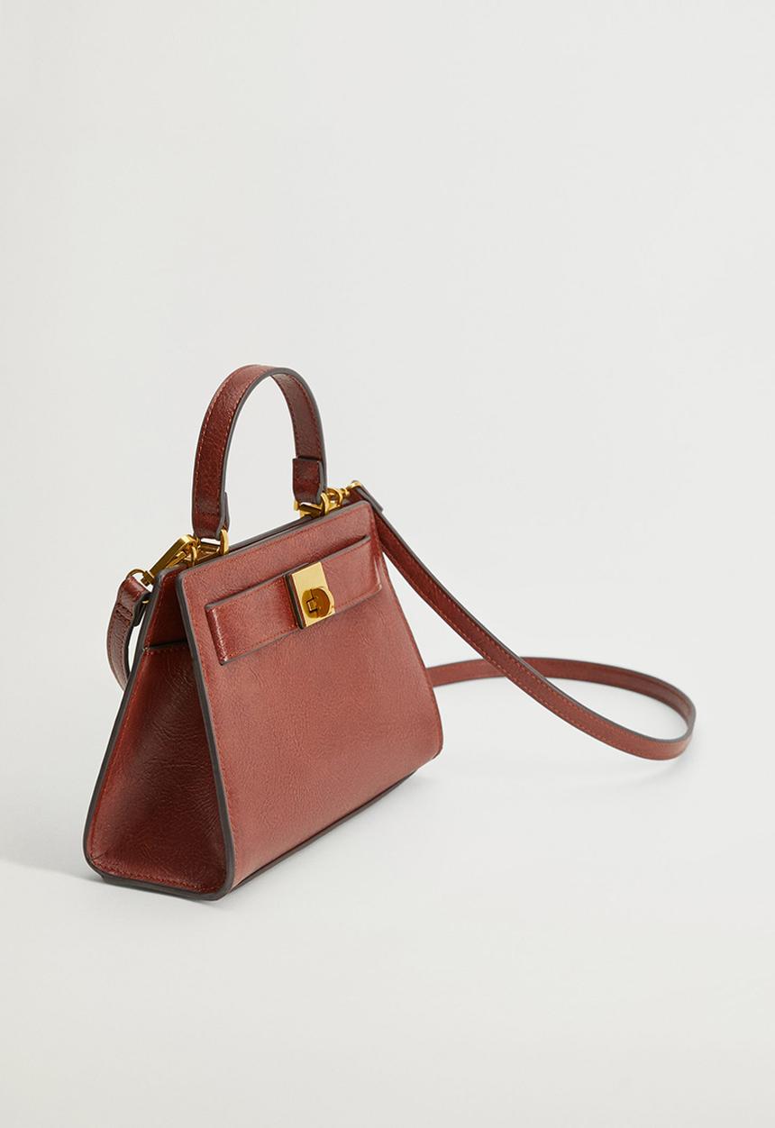 MANGO - Bag mch odon - brown