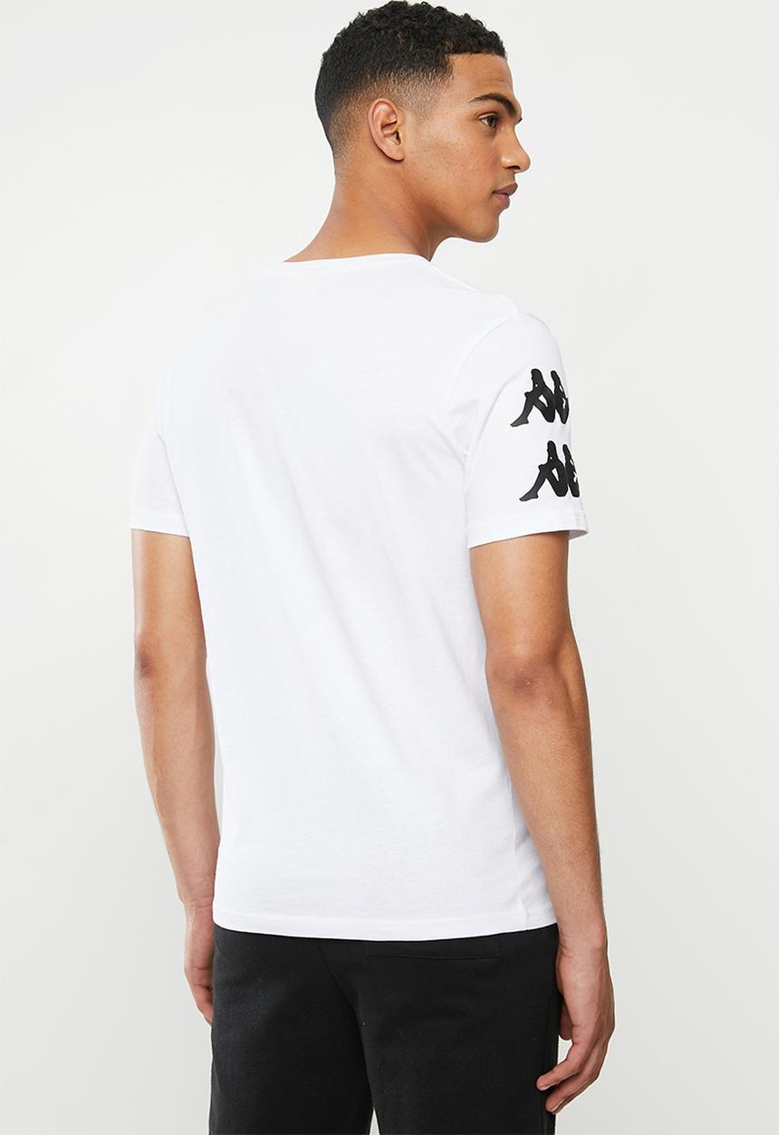 KAPPA - Authentic reser tee - white & black