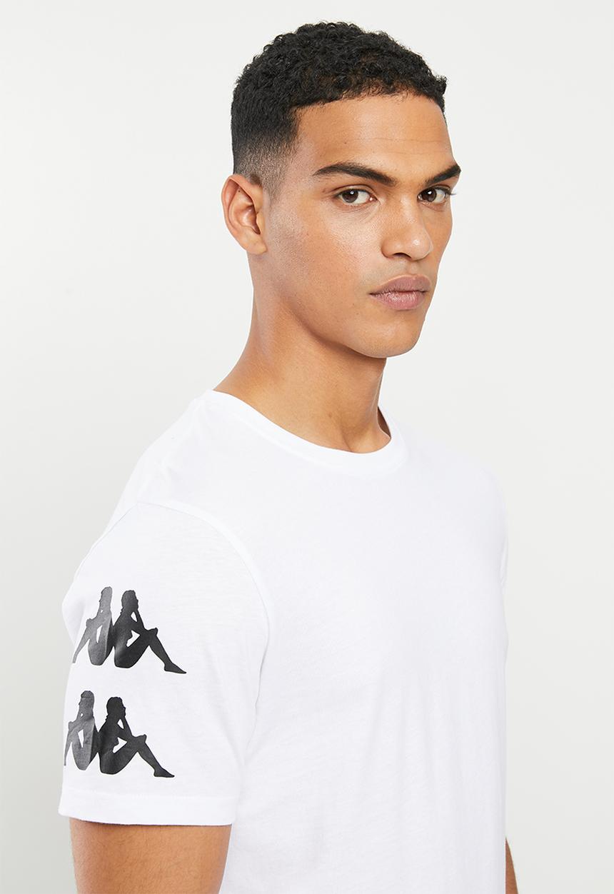 KAPPA - Authentic reser tee - white & black