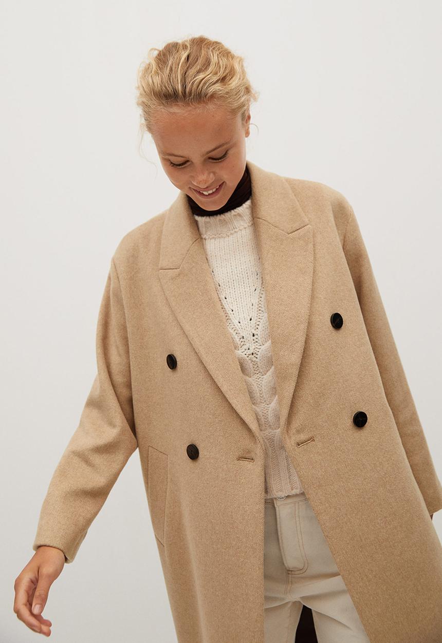MANGO - Coat bartoli - medium brown