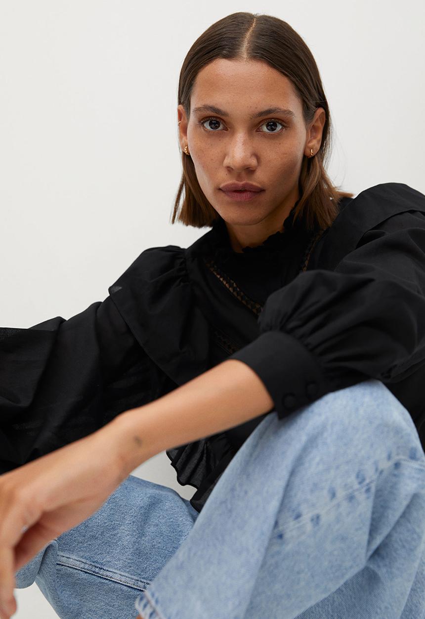 MANGO - Blouse roma - black