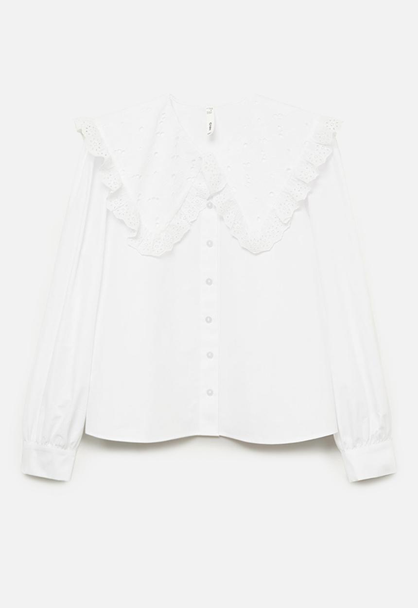MANGO - Blouse baby - white