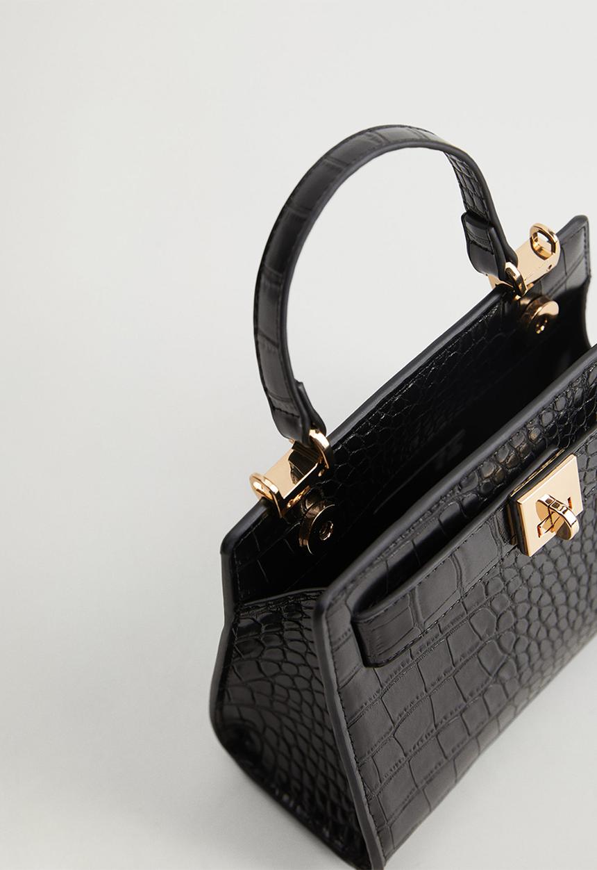 MANGO - Bag mch odon - black
