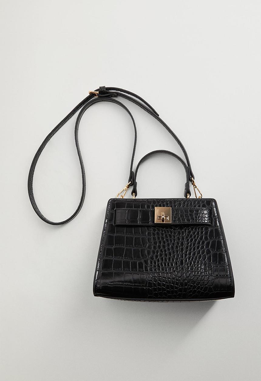 MANGO - Bag mch odon - black