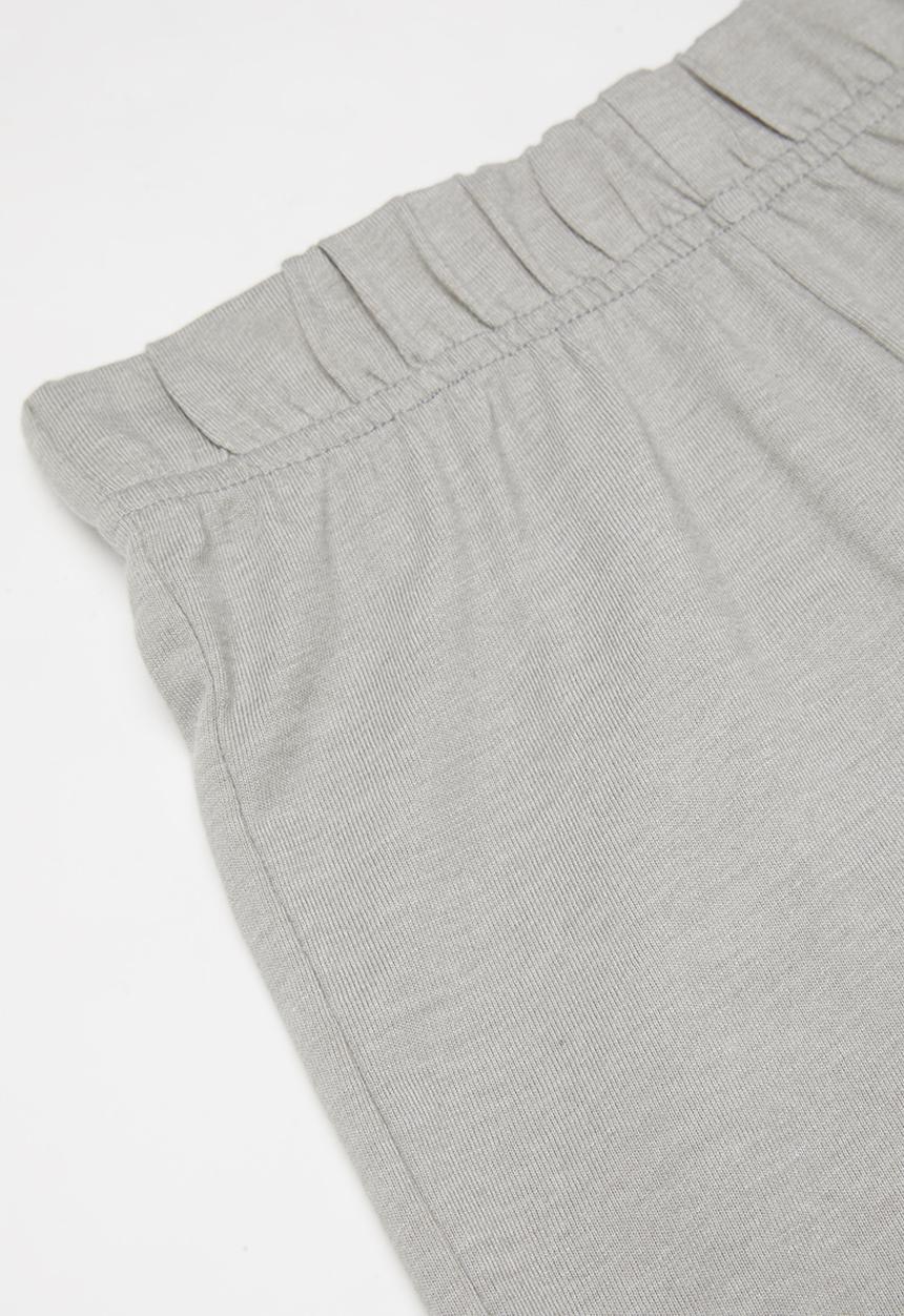 Pop Candy - 2 Pack tee & shorts pj sets - Black & grey